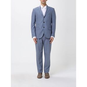 Eleventy Suit Men Gnawed Blue